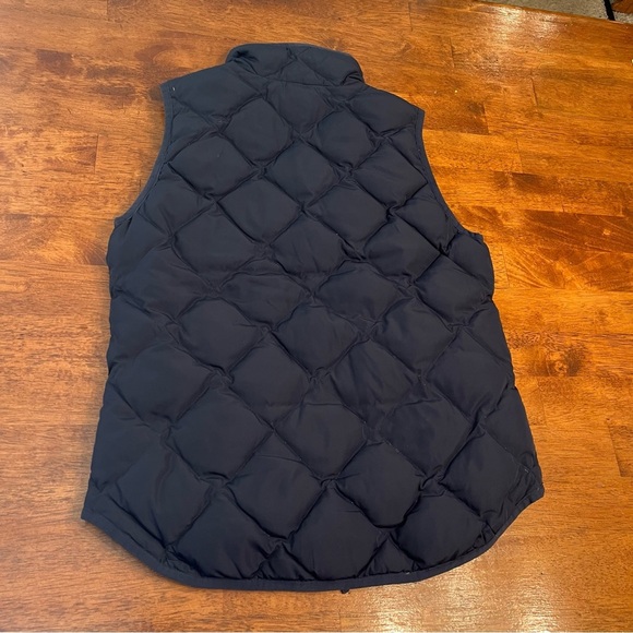J. Crew Dark Blue Navy Quilted Vest Outerwear Down size XS - Picture 6 of 6